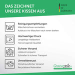 Bedrucktes Kissen mit Motiv "Regenbogen"