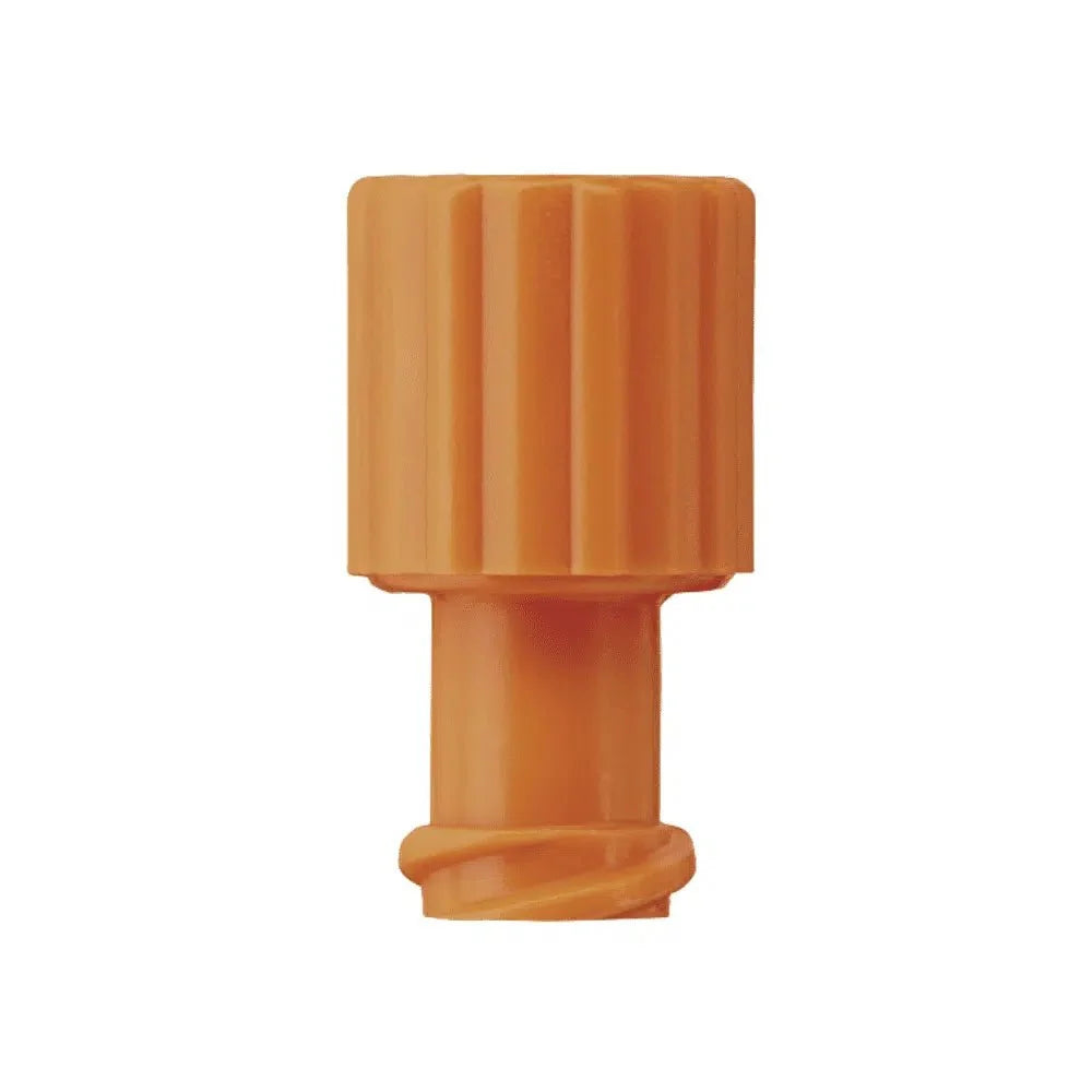 Kombistopfen Luer Lock, orange - 100 Stück | Packung (100 Stück)