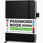 Logbuch, Passwortbuch mit Register A-Z Passwort Notizbuch A5