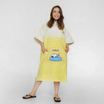 Peanuts Poncho, Baumwolle Velours