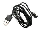 USB 2.0 Kabel 100 cm Ladekabel für Zeblaze Stratos 3 Smartwatch in Schwarz | System-S