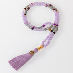 Mala Peaceful Mind - mit Amethyst & Mondstein
