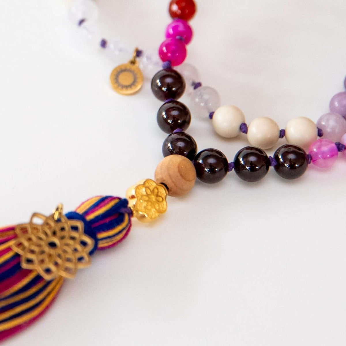 Mala Kette | Meditationskette Rainbow Chakra Namma Markt