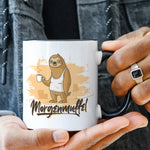 Bedruckte Tasse mit Spruch Morgenmuffel