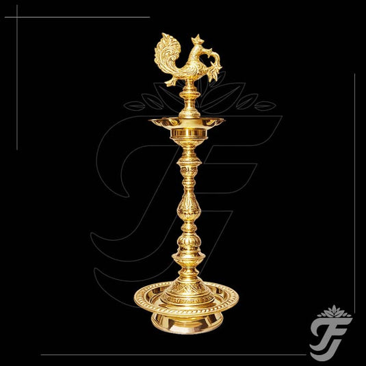 BRASS ANNAM KUTHU VILAKKU SPECIAL WITH SWAN product image 1