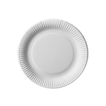 PAPSTAR 100 Teller, Pappe "pure" rund, weiss extra stark
