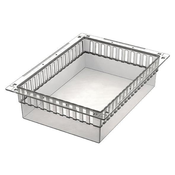 Novocal PC-Modul transparent teilbar Abmessungen: 400 x 300 x 100 mm (BxTxH) inkl. Auszugsstopps | Packung (1 Stück)