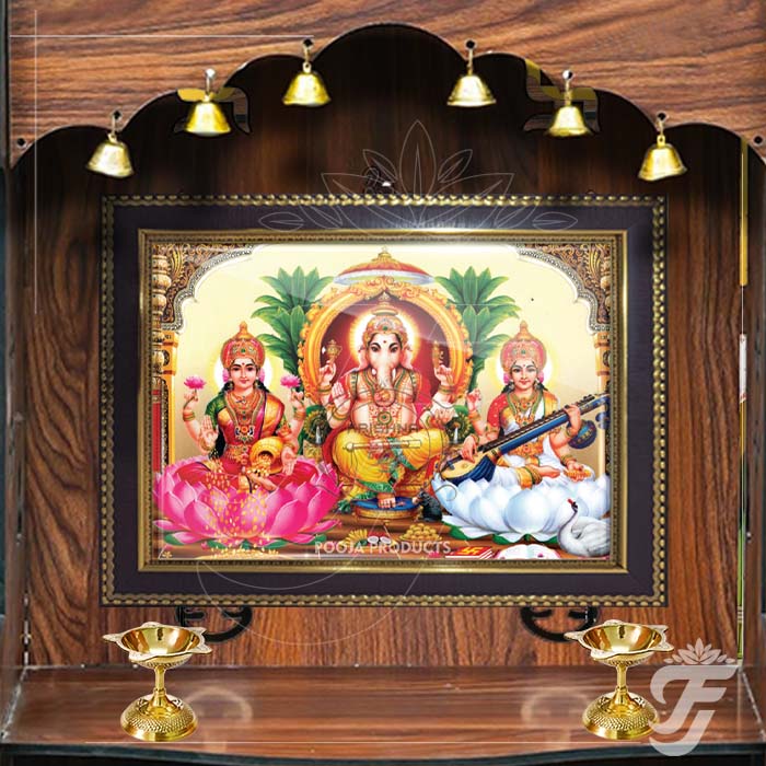 PHOTO FRAME SMALL-G1297-DIWALI POOJA - DESIGN 3 product image 1