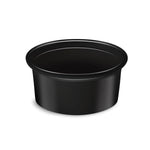 Dressingbecher (PP) Dressingboxx schwarz Ø70mm 80ml