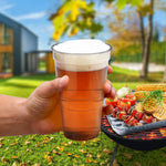 Mehrwegbecher (PP) Reware Cheers rauch‑grau transparent Ø95mm 0,5L