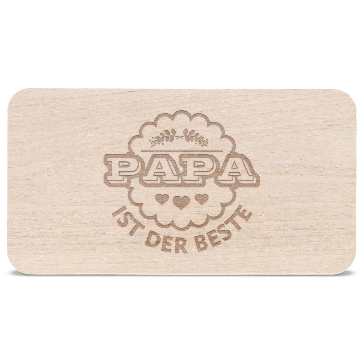 Schneidebrett Frühstücksbrettchen "Papa ist der Beste"