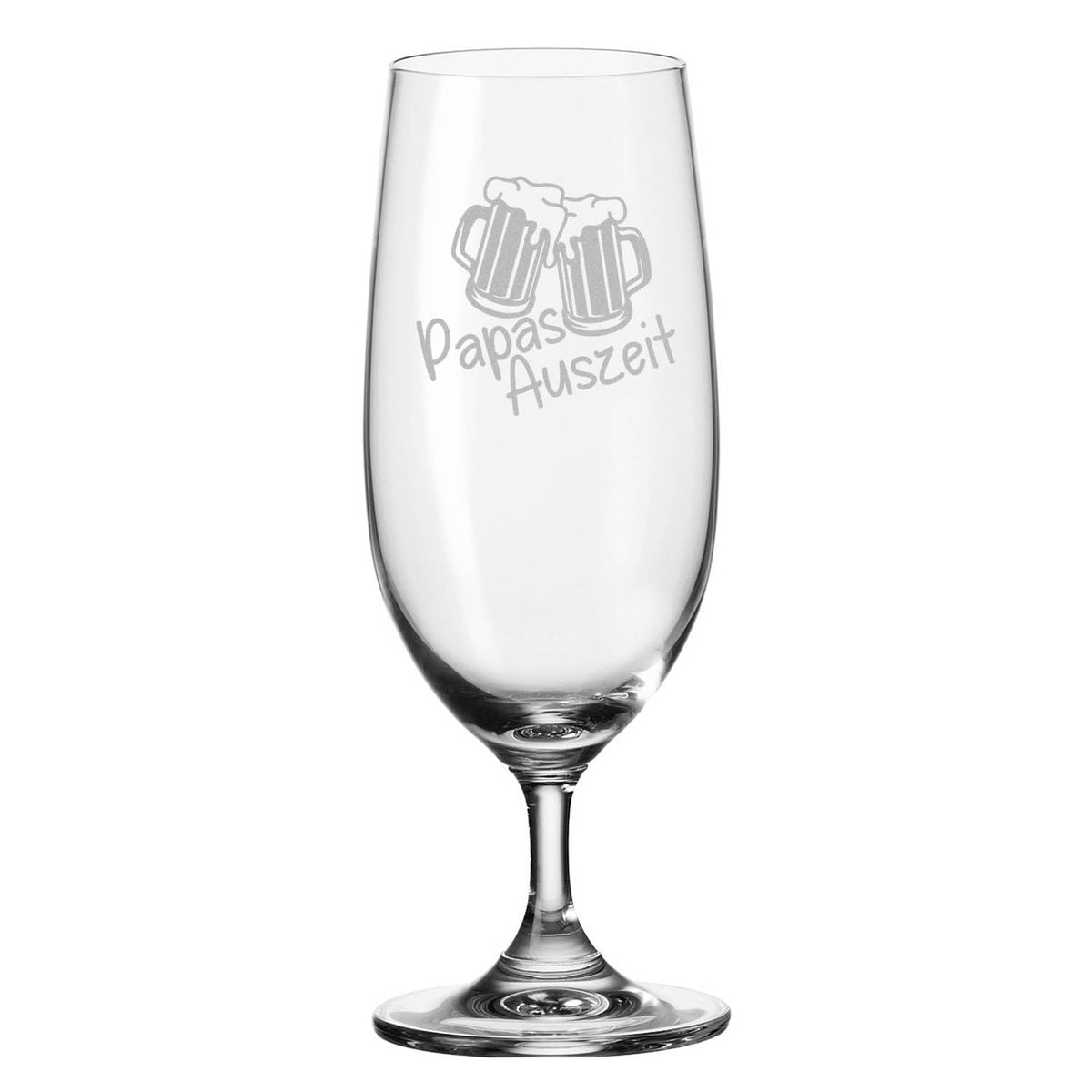 Stölzle Lausitz Bierglas mit Gravur "Papas Auszeit"