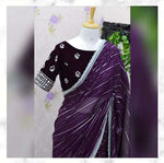 Presenting you most beautiful saree with stiched blouse(Indian Saree)) Namma Markt