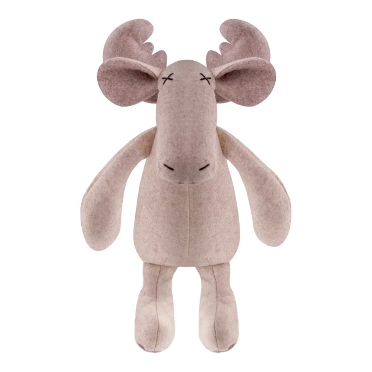Das Kuscheltier BOB der Elch mit Knisterohren und robustem Oekotex Stoff