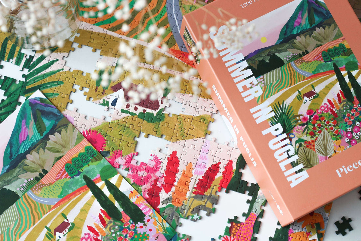 Piecely Summer in Puglia Puzzle, 1000 Teile