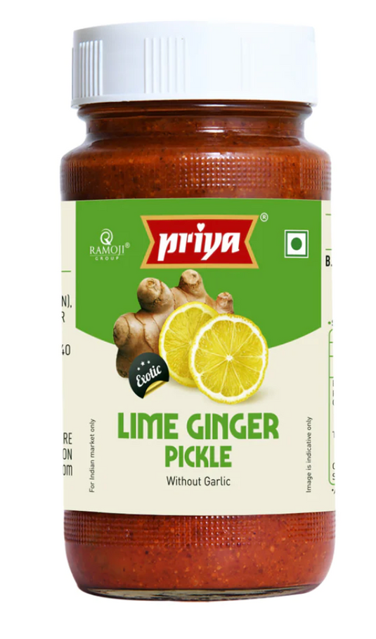Priya Lime Ginger Pickle - 300gm