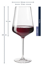 Leonardo Puccini Weinglas 750ml "Schlechter Tag, Guter Tag - Frag nicht!"