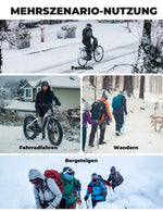 ROCKBROS Beheizbare Fahrradjacke mit Typ-C-Anschluss