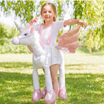 Einhorn Huckepack Kostüm mit Licht und Sound | 3 bis 5 Jahre