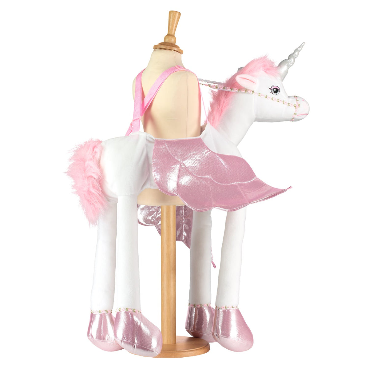 Einhorn Huckepack Kostüm mit Licht und Sound | 3 bis 5 Jahre