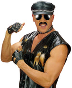 Biker Rocker Punker Set mit Nieten - Schwarz
