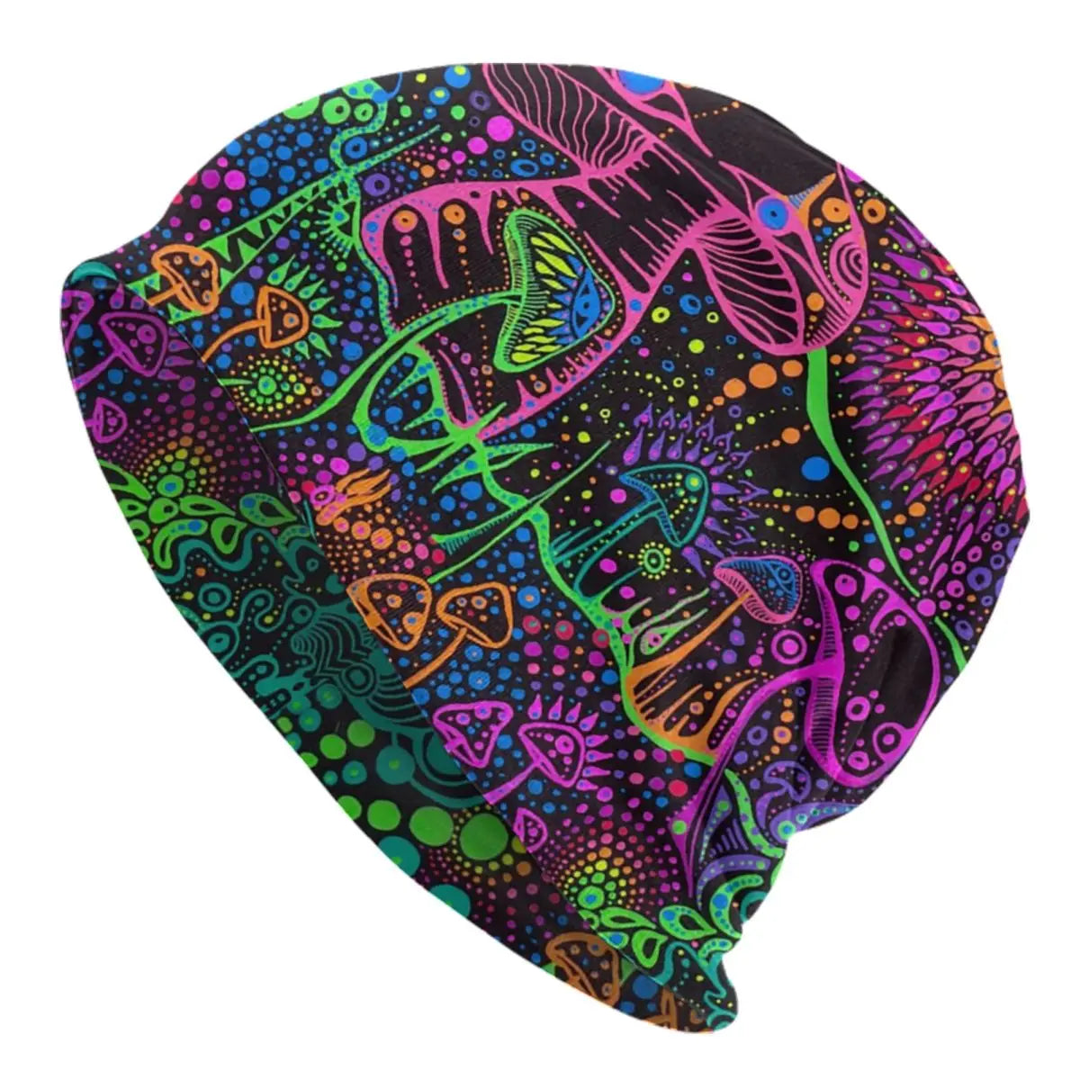 Psychedelic Skull Art Poster