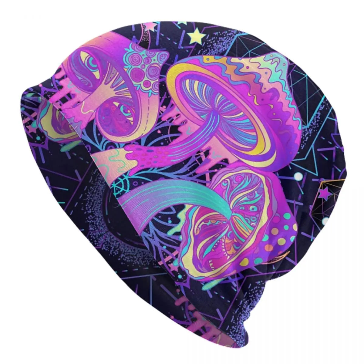 Psychedelic Skull Art Poster