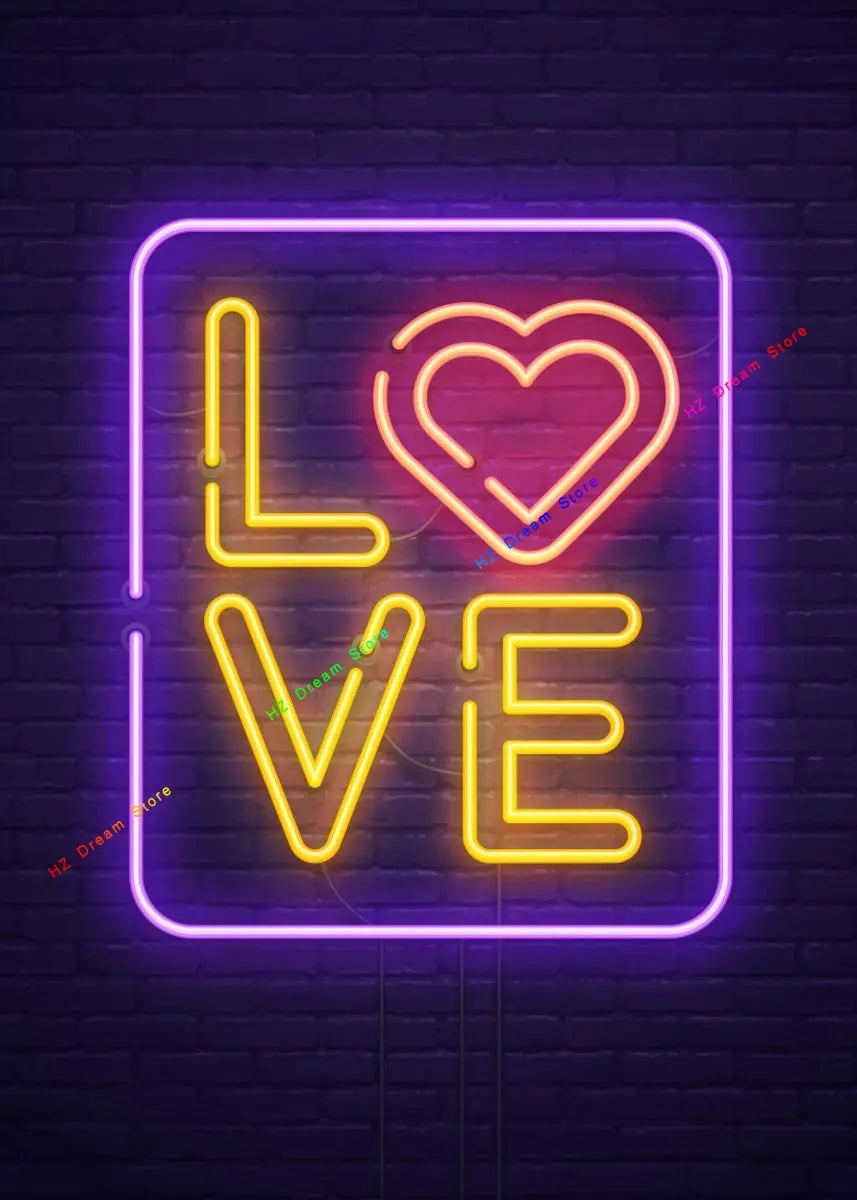 Neon Love Neon Poster