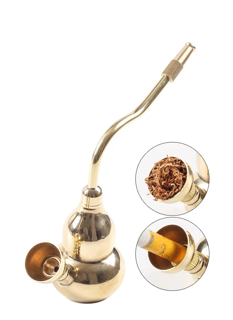 Golden Water Smoking Gadget