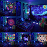 Mystisches UV Schwarzlichtposter