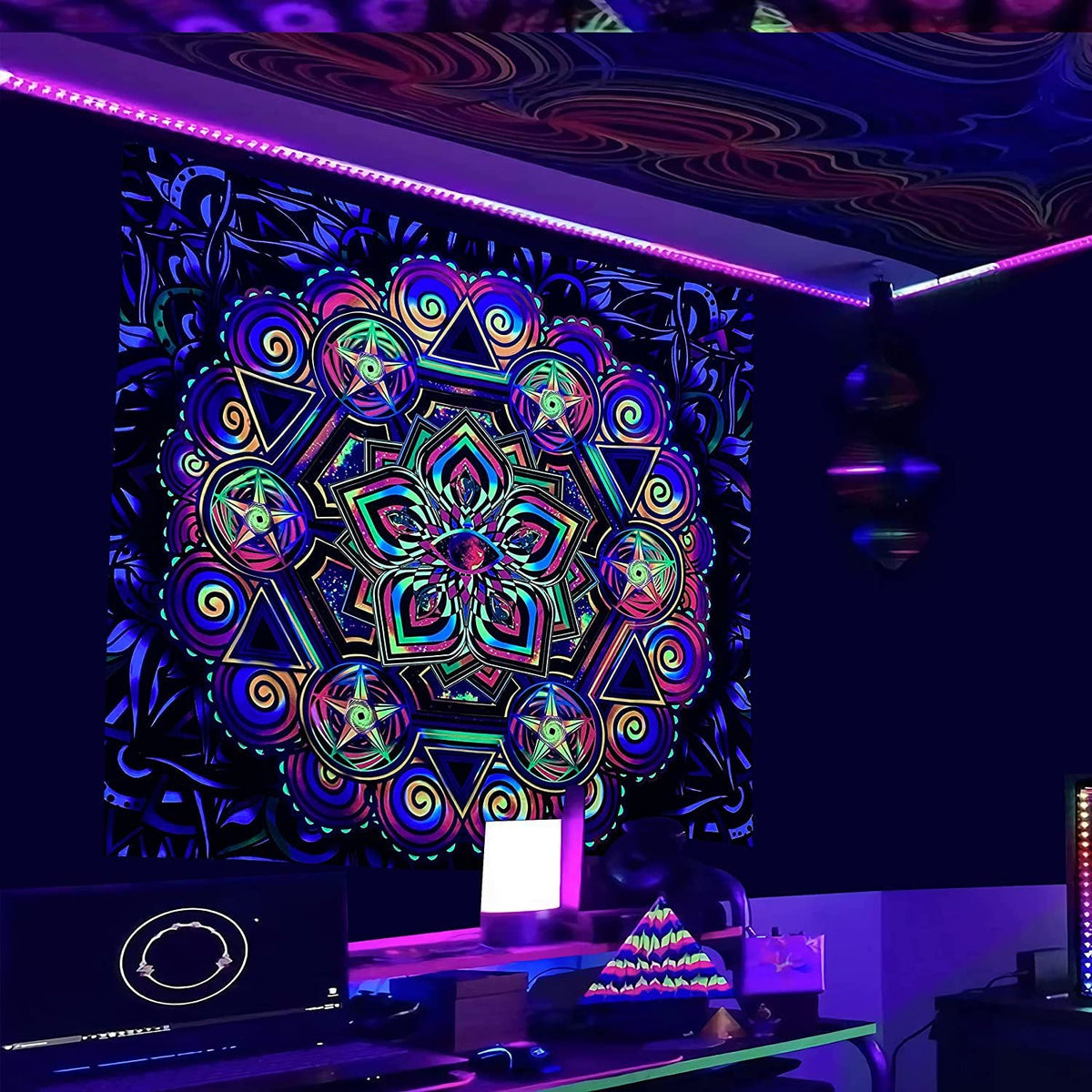 Cardano Block Schwarzlichtposter