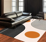Geometrischer Abstrakt Design Teppich