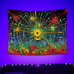 Aurorsin Psychedelisches Schwarzlichtposter