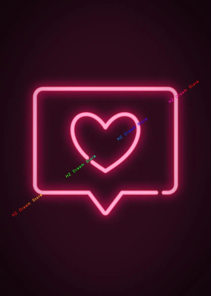 Neon Love Neon Poster