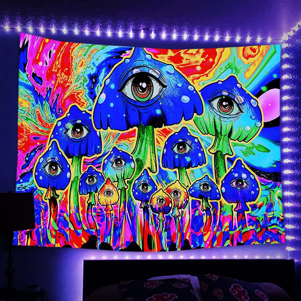 Psychedelic Light Schwarzlichtposter