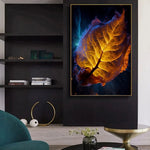 Lotus Gold Schwarzlichtposter