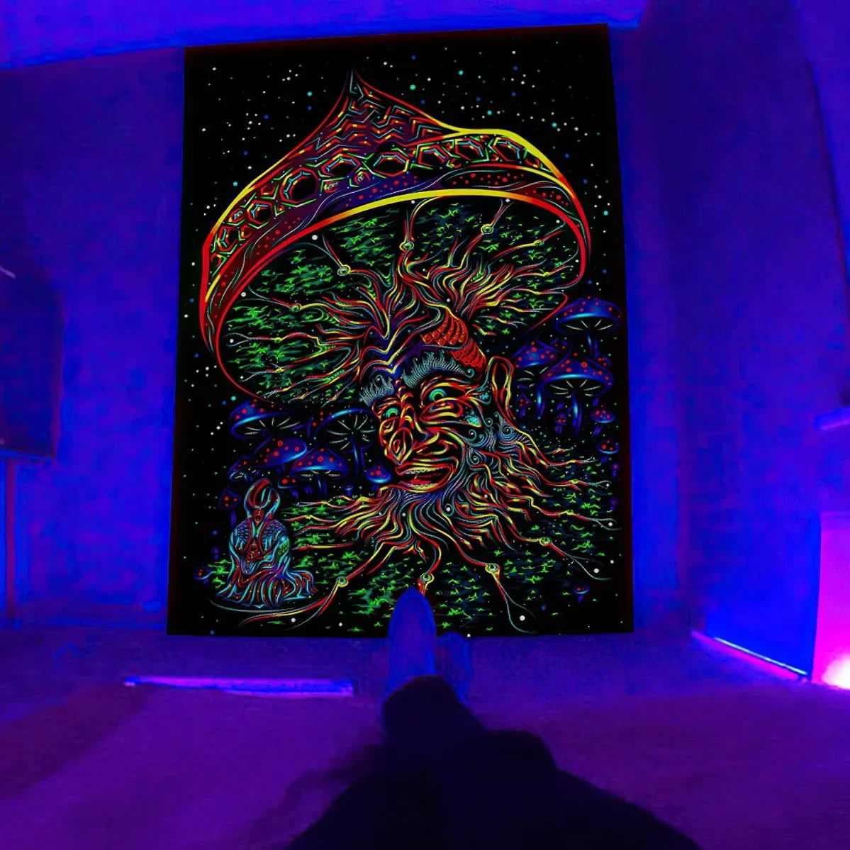 Dormitory Independent Schwarzlichtposter