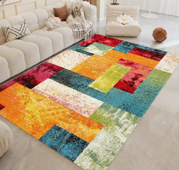 Geometrischer Abstrakt Design Teppich