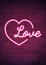 Neon Love Neon Poster