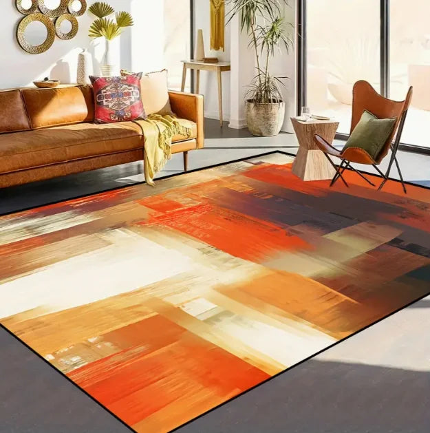 Geometrischer Abstrakt Design Teppich