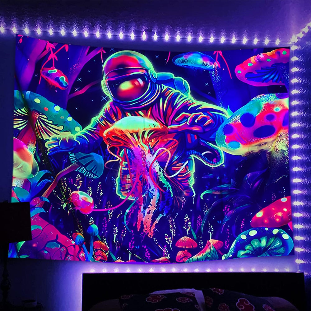 Psychedelic Light Schwarzlichtposter