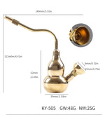 Golden Water Smoking Gadget