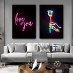 Neon Love Neon Poster