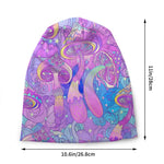 Psychedelic Skull Art Poster