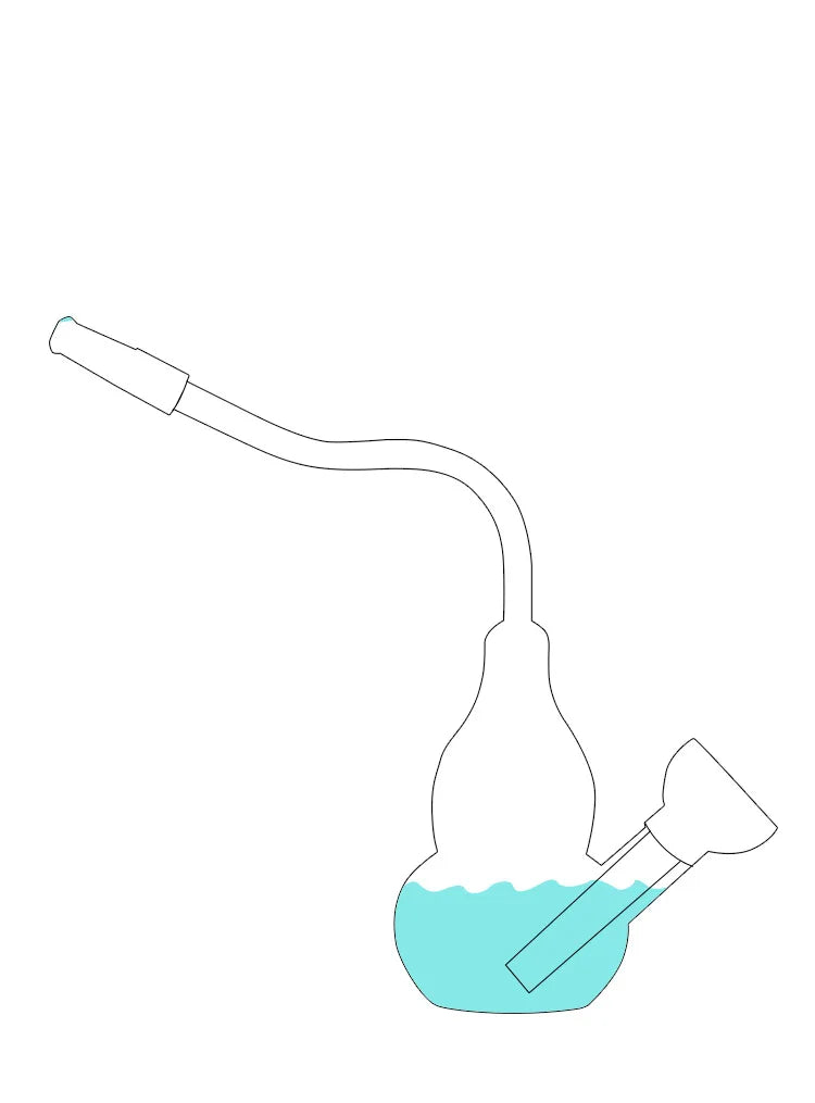 Golden Water Smoking Gadget
