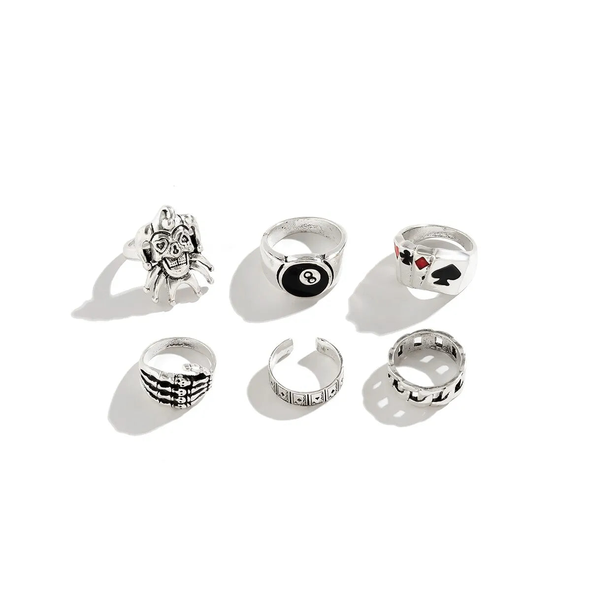 Hiphop Vintage Ringset