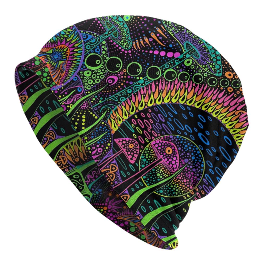 Psychedelic Skull Art Poster