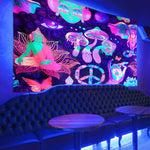 Boho Wall Schwarzlichtposter
