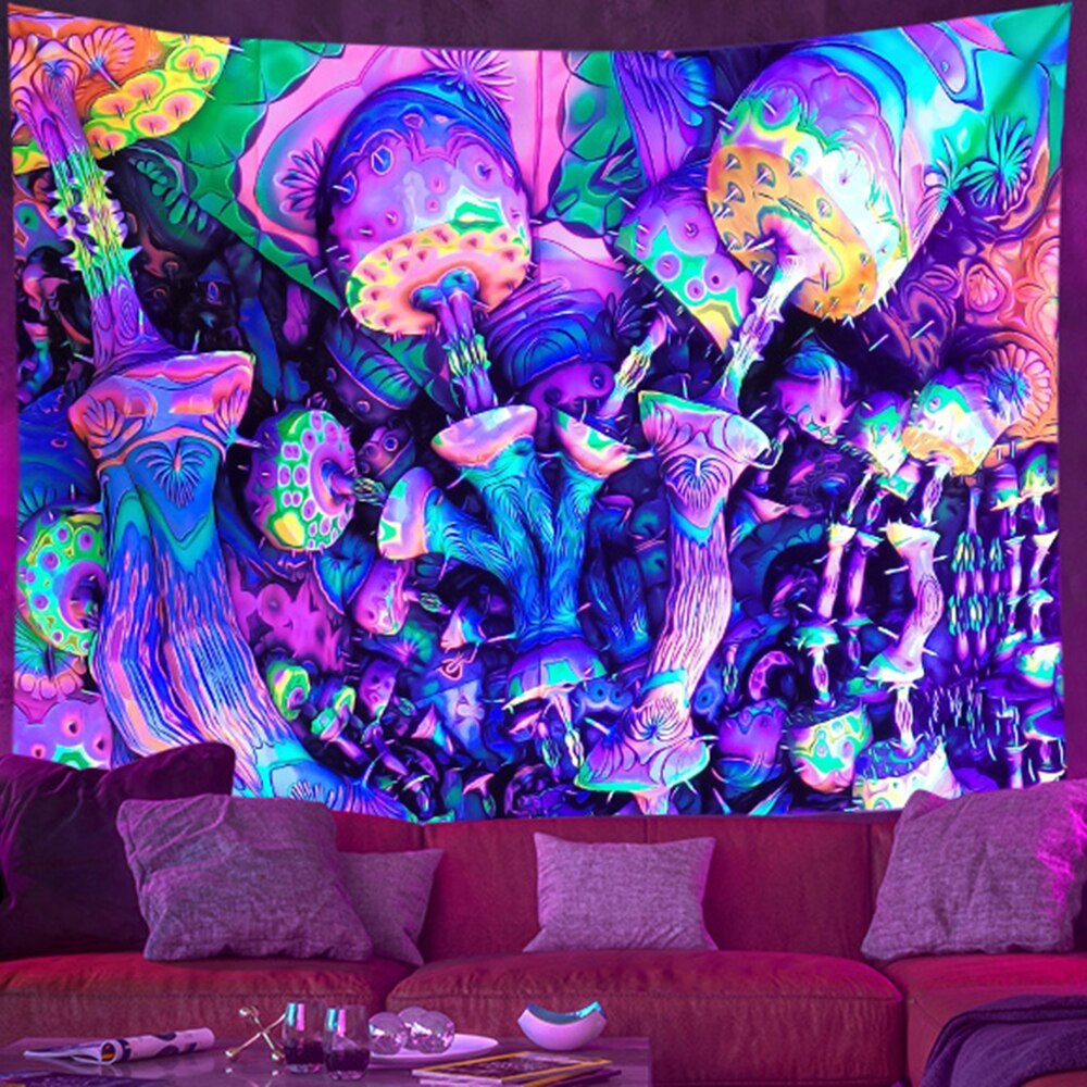 Psychedelic Light Schwarzlichtposter
