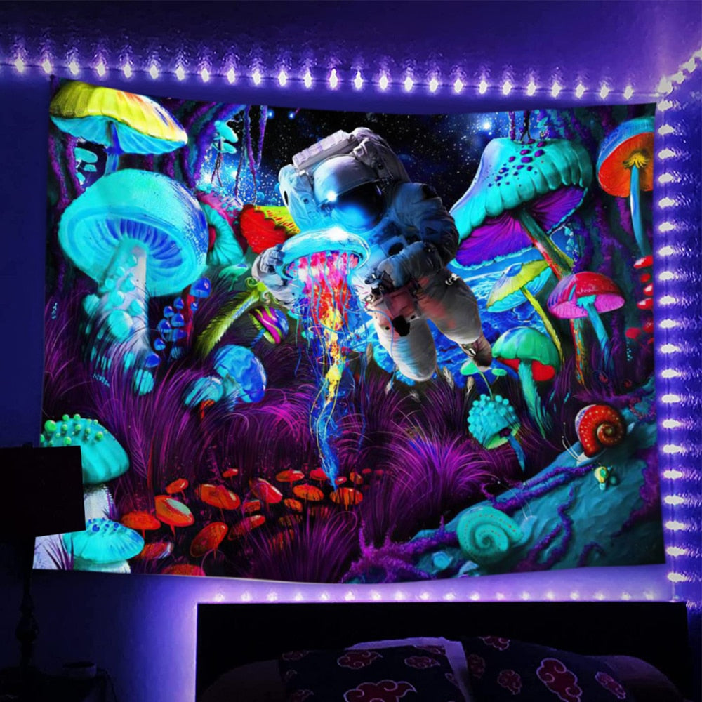 Psychedelic Light Schwarzlichtposter